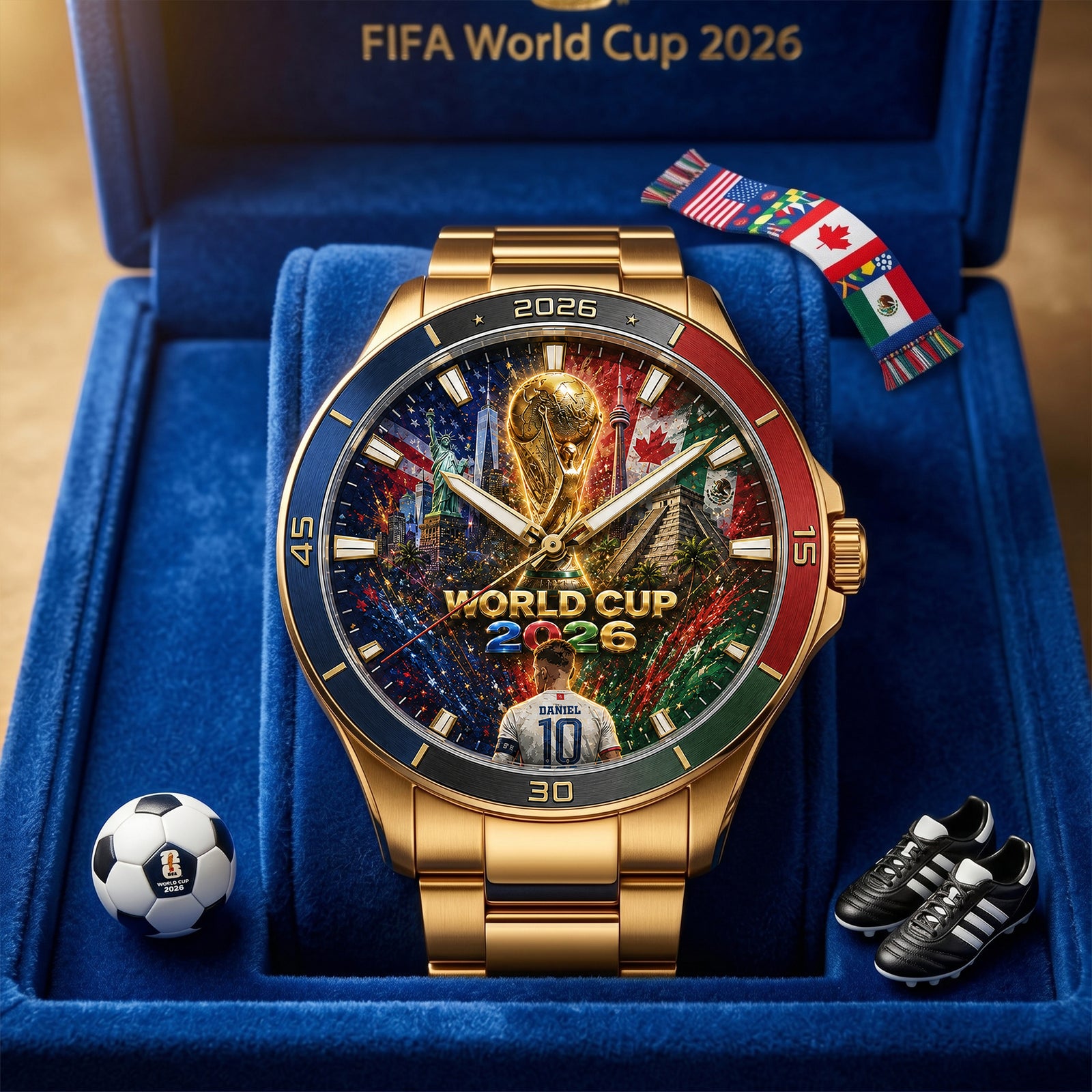 Global Championship Stainless Steel Men's Watch - Personalized Gifts For Sport Lovers 03tolu260526-Homacus