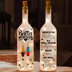 Personalized Gifts For Friend Bottle Lamp Besties Forever 02HUDT190225HH-Homacus