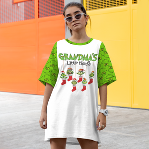 Personalized Christmas Gifts For Grandma Raglan Dress 04ohpu231024-Homacus