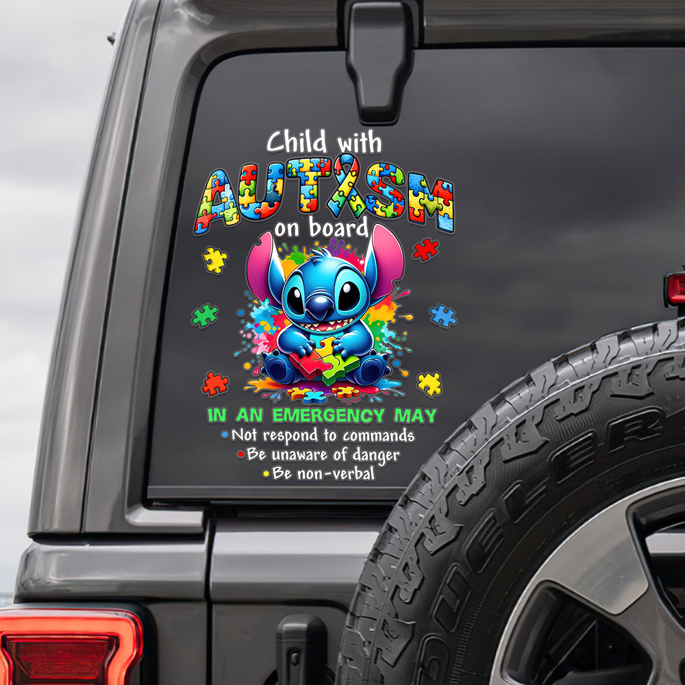 Christmas Gifts For Autism Awareness Car Decal 04huqn270225-Homacus