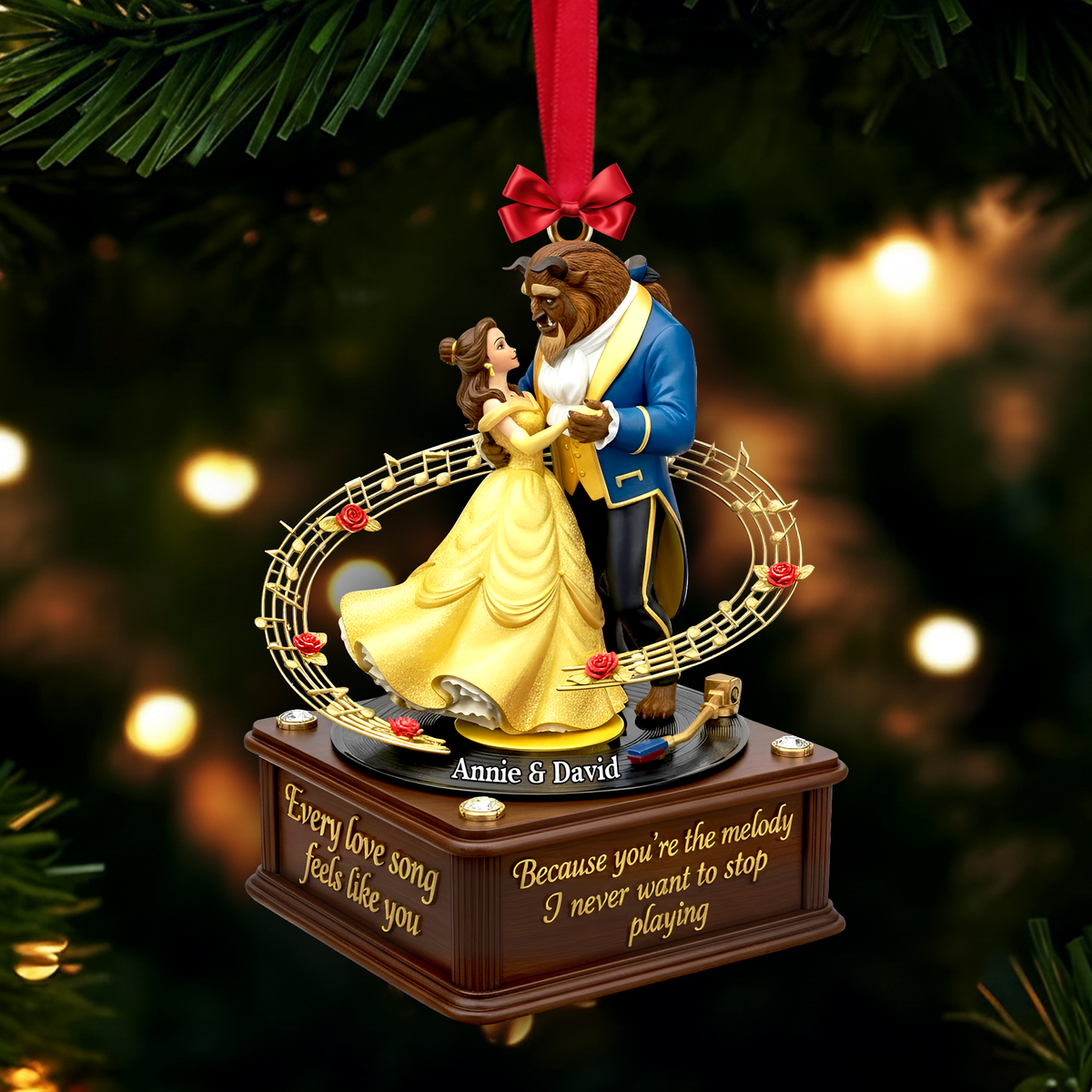 Love Song Christmas Ornament Personalized Gifts 09TOLU211125-Homacus