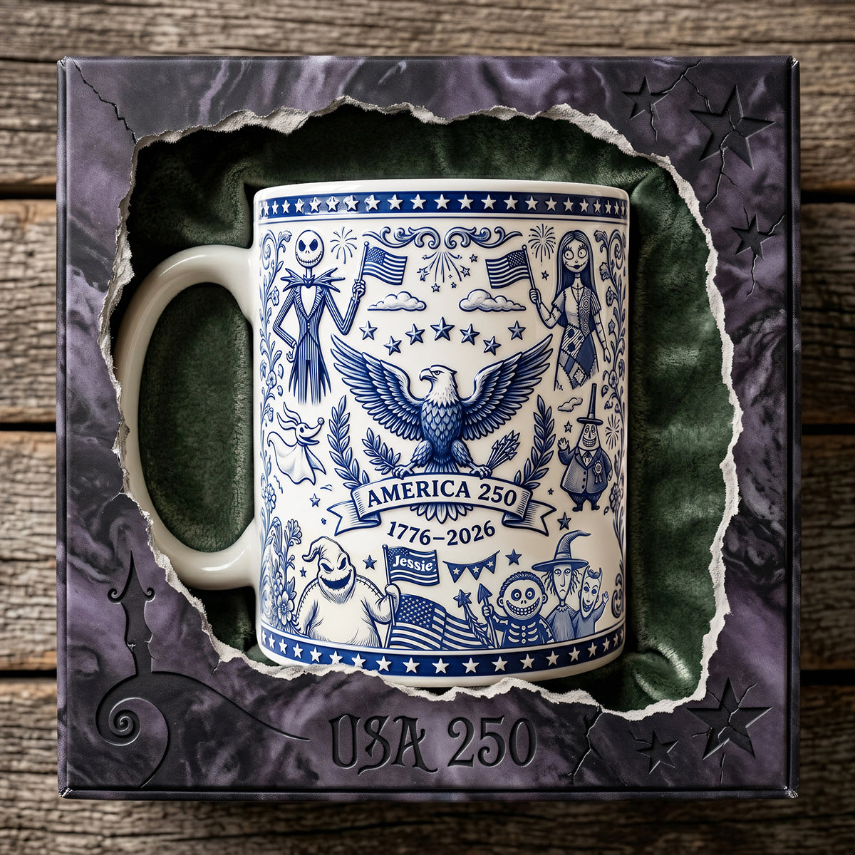 American Pride 250th Coffee Mug - Personalized Anniversary Gifts 04PATA040626