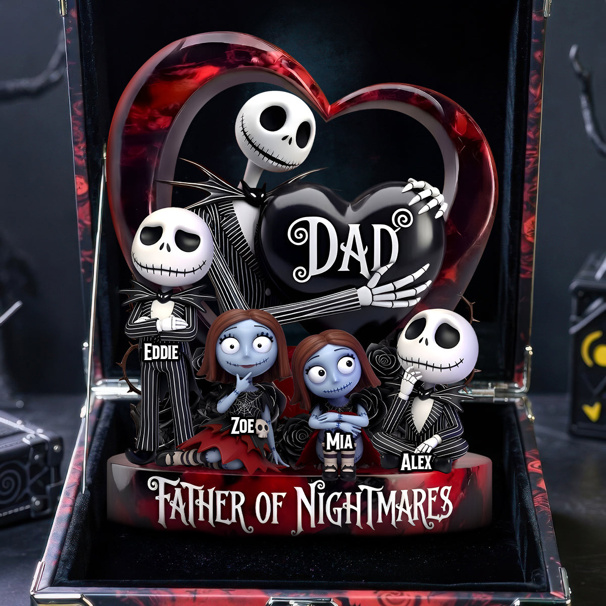 Creepy Cool Dad Acrylic Plaque - Personalized Gifts For Dads 03TYDH090526-Homacus