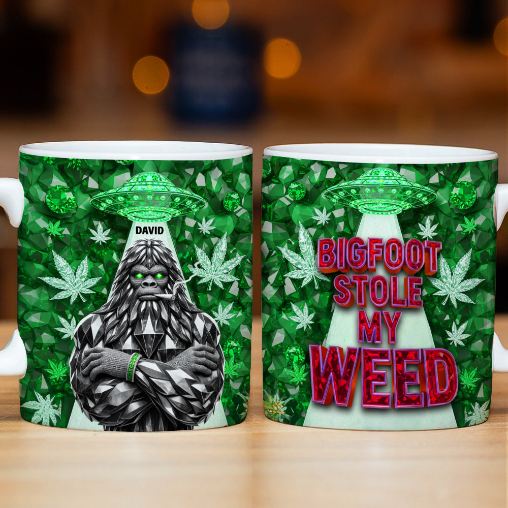 Bigfoot Green Stuff Mug - Personalized Gifts For Smoking Lovers 03tgtn130625-Homacus