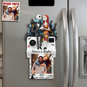 Happy Couple Fridge Magnet Custom Photo Gifts For Couple 04KIDT191125-Homacus