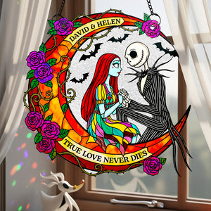 True Love Suncatcher Ornament Personalized Gifts For Couple 04HUDT120825-Homacus