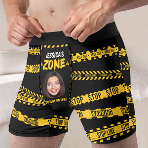 Personalized Custom Photo Gifts For Him Men's Boxers Stop Line 02TOLU231224-Homacus