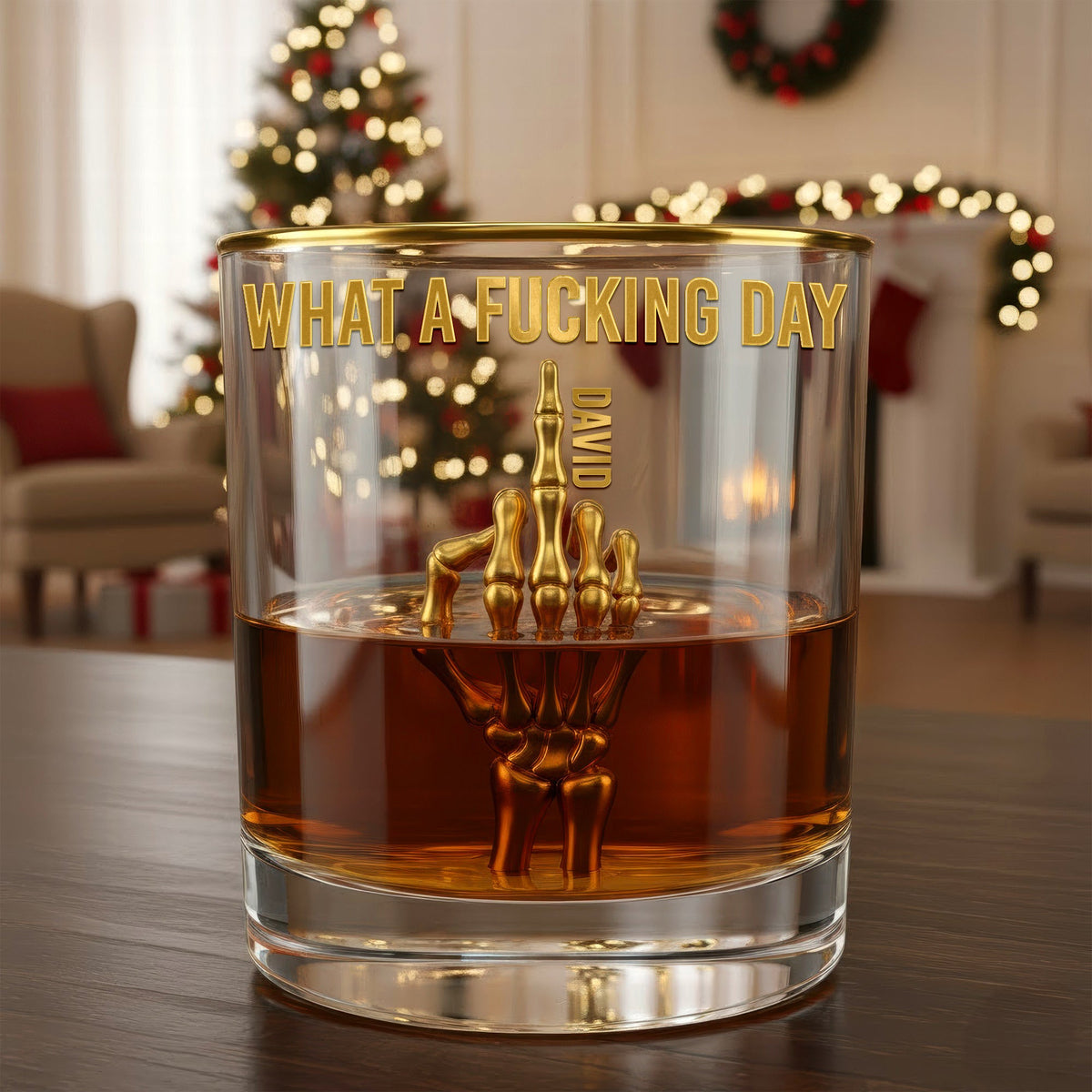 Funny Skeleton Drinking Glass-Personalized Gifts For Drink Lovers 01NAQN041125-Homacus