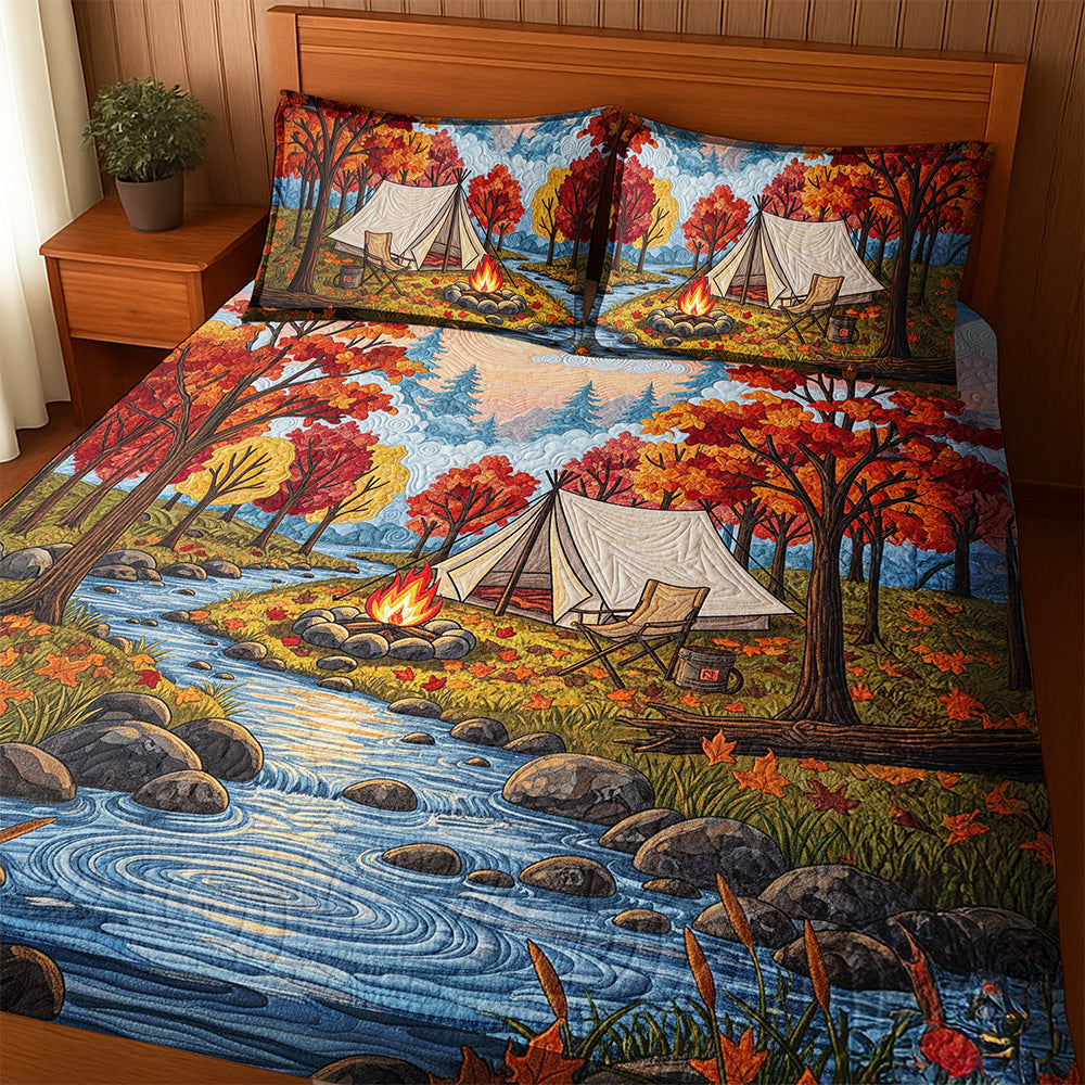 Autumn Camping Quilt Bedding Set – Gifts for Camping Lovers 03pgqn150725-Homacus