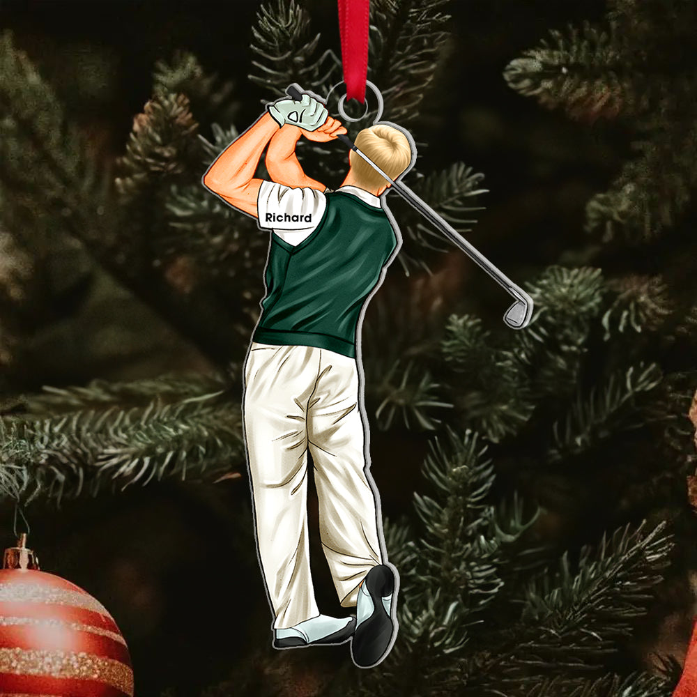 Personalized Gifts For Golf Lovers Acrylic Ornament 05acqn111124tm-Homacus