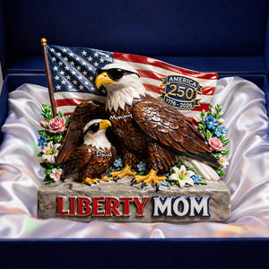 Liberty Eagle Mom Acrylic Plaque - Personalized Gifts For Moms 01tylu020326-Homacus
