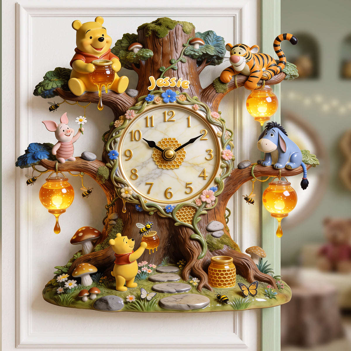 Lovely Friends Hanging Wall Clock - Personalized Gifts 04pgta140726-Homacus
