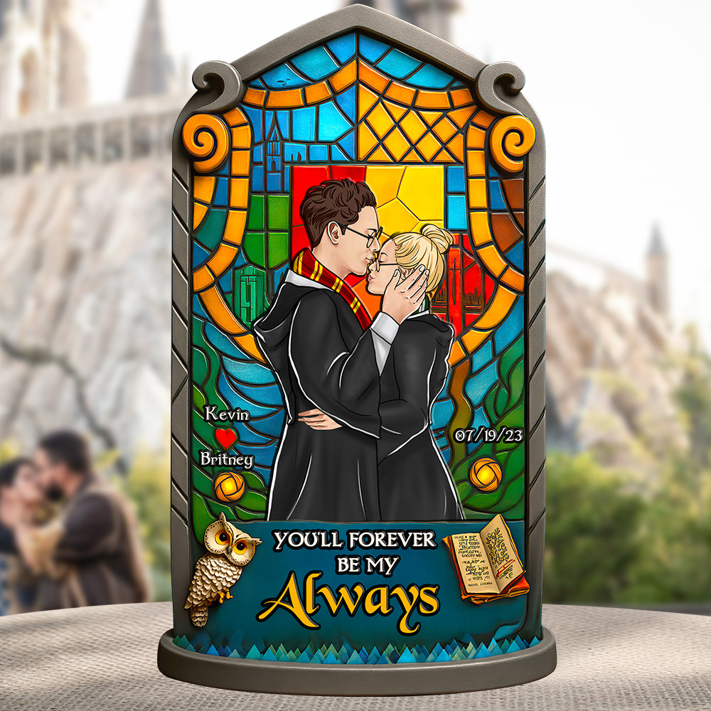 Wizard Couple Acrylic Plaque Personalized Gifts For Couple 02HUDT020525TM-Homacus