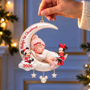 First Christmas Baby Ornament - Personalized Gifts For Newborn Christmas Ornament 04TYQN021026