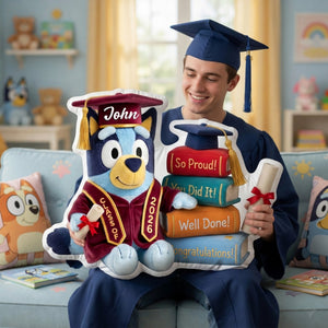 Congrats Graduate Shaped Pillow - Personalized Gift For Graduation 01PALU130526-Homacus
