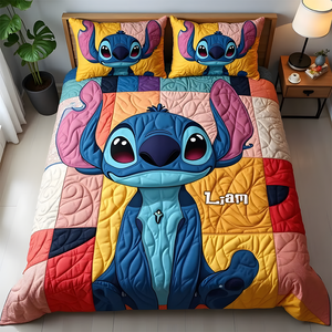 Personalized Gifts For Kid Quilt Bedding Set, Funny Cartoon Character 04tgpu150125-Homacus