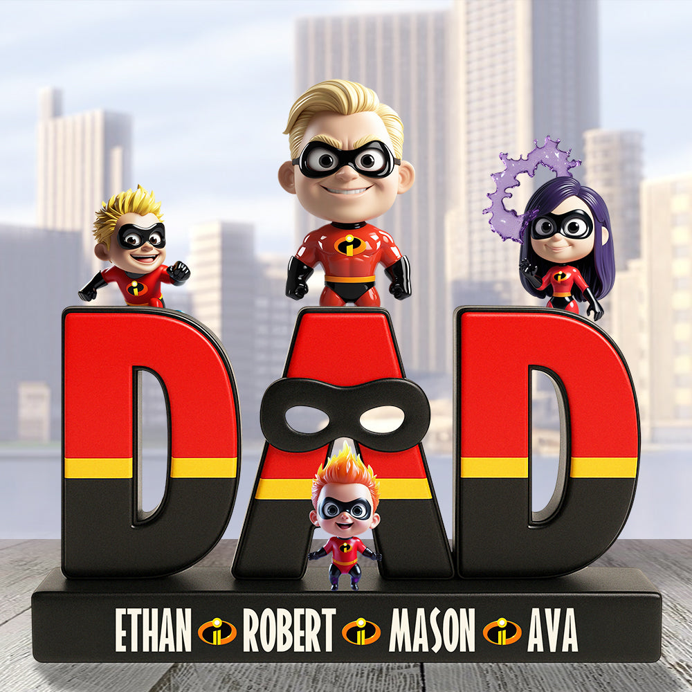 Super Dad Acrylic Plaque Gifts For Dad 012NADT230425-Homacus