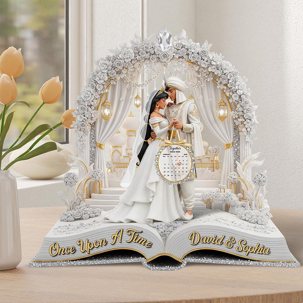 Royal Romance Acrylic Plaque - Personalized Gifts For Couple 03OHQN270625-Homacus