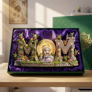 Fantasy Adventure Mom And Kids Acrylic Plaque - Personalized Gifts For Mother's Day Plaque 04TOLU270326-Homacus