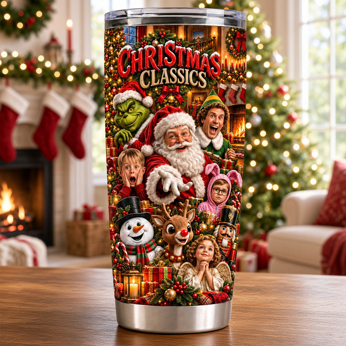 Christmas Characters Tumbler - Personalized Gifts 02totn101026-Homacus
