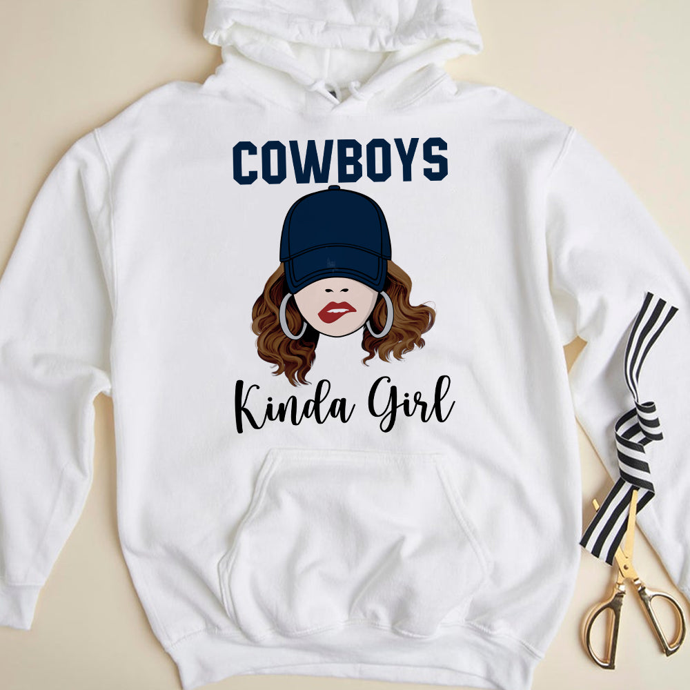 Custom Team Logo Gifts For Football Fan Shirt 05qhqn31122 Kinda Girl-Homacus