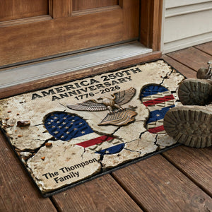America 250th Anniversary Doormat - Personalized Gifts 05tgqn120226-Homacus