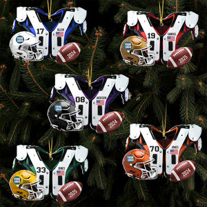 Personalized Gifts For Football Lover Christmas Ornament 02HUDT261024-Homacus