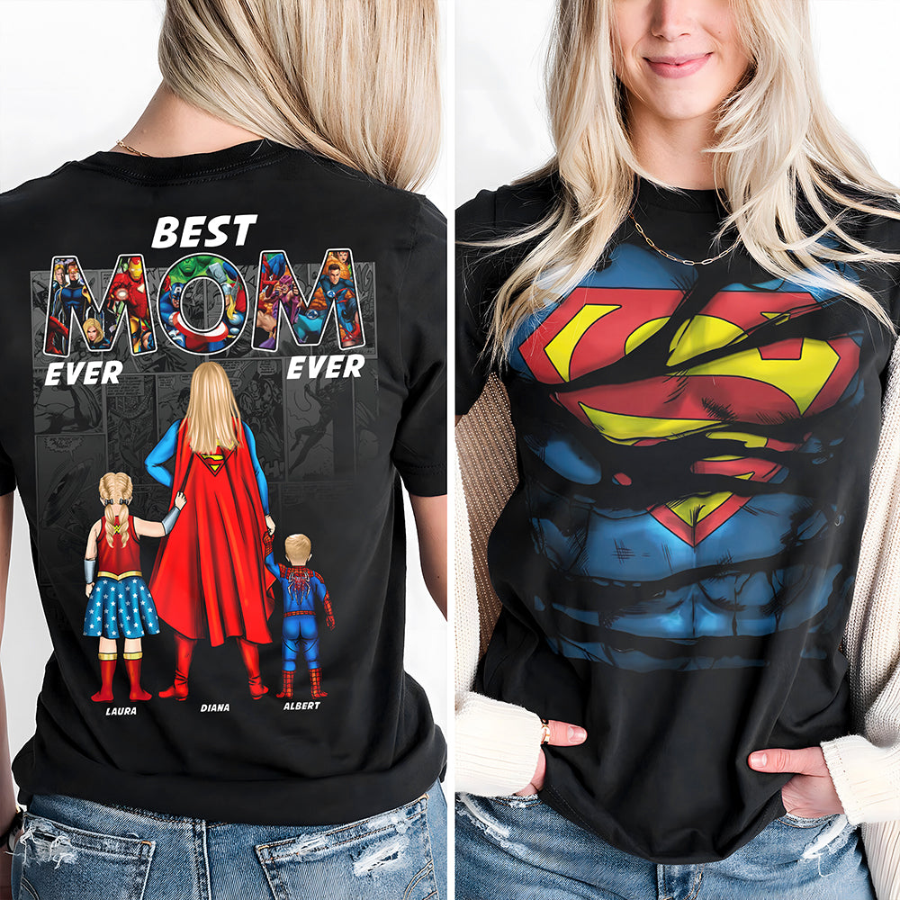 Christmas Best Mom Shirt - Personalized Gifts For Mom 031acqn140325pa-Homacus