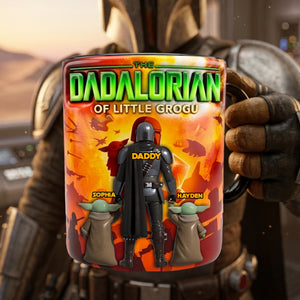 Space Warrior Dad Magic Mug - Personalized Father's Day Gifts 05OHLU050526-Homacus