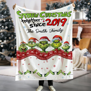 Personalized Christmas Gifts For Family Blanket 03ohpu131124 Stolen Christmas Together-Homacus