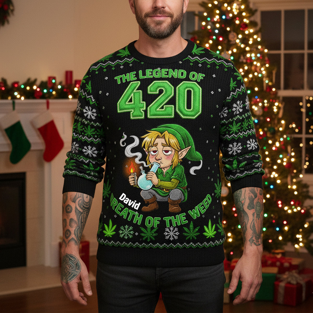 Legend Man Knitted Ugly Sweater - Personalized Christmas Gifts 03tolu041125-Homacus