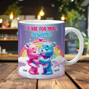 Personalized Gifts For Couple Coffee Mug Bear Couple 01OHMH131224-Homacus