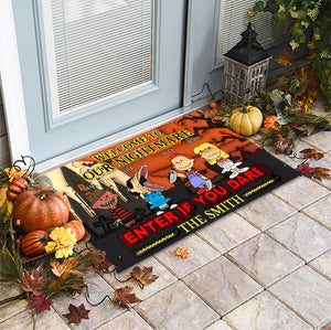 Personalized Gifts For Family Doormat Halloween 02XQMH220824HG-Homacus