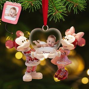 Parent Custom Photo Acrylic Christmas Ornament - Personalized Gifts For Family 03pata101125-Homacus