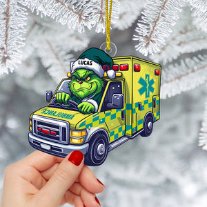 Personalized Gifts For Paramedic Ornament, How The EMT Saved Christmas 04qhtn081124-Homacus