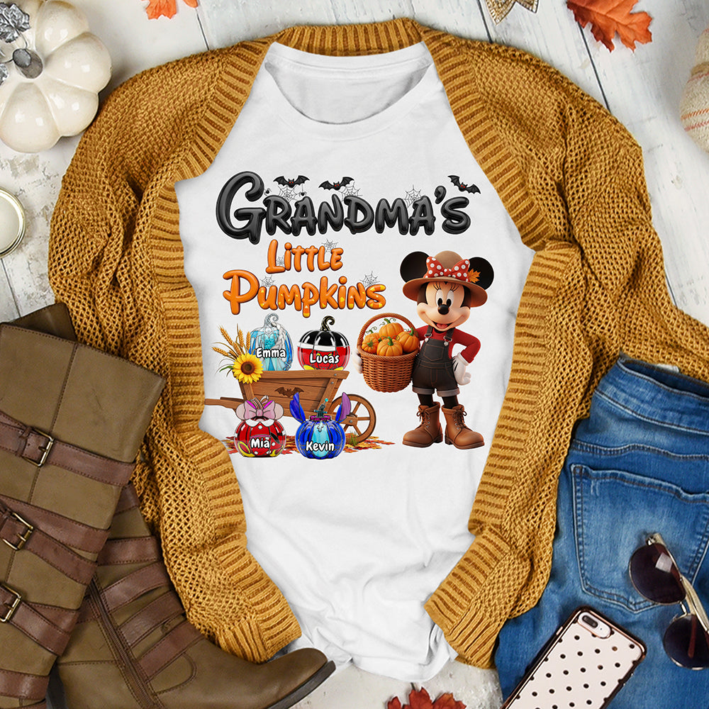 Halloween Grandma Shirt - Personalized Gifts For Grandma 03ohta120825-Homacus