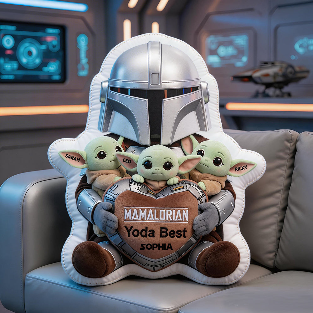 Best Mom Custom Shaped Pillow - Personalized Gifts For Moms 02QHDT180326-Homacus