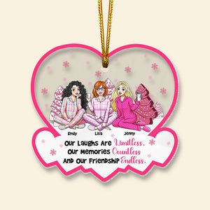 Personalized Christmas Gift For Friends Ornament 03KAMH231024HH-Homacus