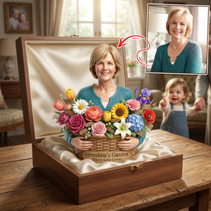 Mom's Garden Where Love Grows Acrylic Plaque - Custom Photo Gifts For Mom 07NALU200326-Homacus