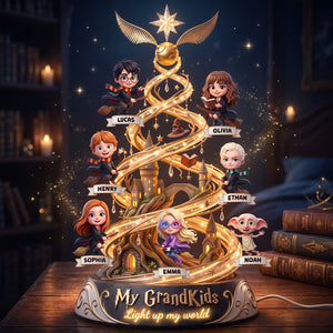 Little Kid Christmas Acrylic Light Box - Personalized Gifts For Christmas 02padt191026