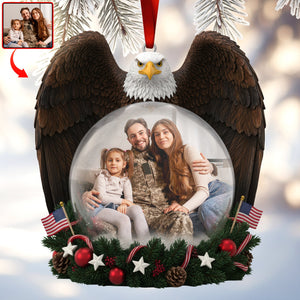 Military Appreciation Acrylic Ornament – Custom Photo Gifts For Family 04naqn121125-Homacus