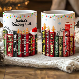 Personalized Gifts For Book Lover Christmas Coffee Mug 03HUPU221124-Homacus