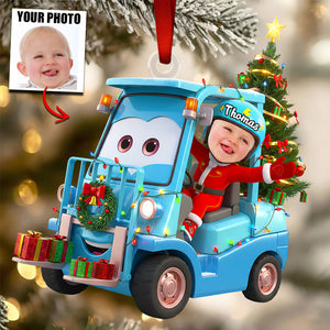Racing Kids Christmas Ornament Custom Photo Christmas Tree Gifts 01OHDT231025-Homacus