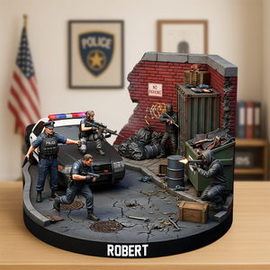 Police Acrylic Plaque - Personalized Gifts For Police Officer 01TOPU070725-Homacus
