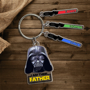 Personalized Gifts For Dad Keychain Lightsword Kids 06NATN031224-Homacus