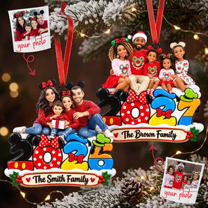Family Memories Christmas Ornament - Personalized Custom Photo Gift For Family 03HUTA110926-Homacus