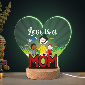 Personalized Gifts For Mom LED Light Love Is A Mom 03KAMH300124DA-Homacus