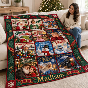 Nostalgia Cinematic Blanket, Personalized Gifts 02qhdt011026-Homacus