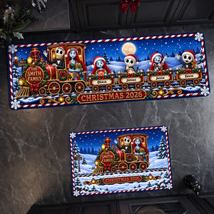 The Spooky Express Family Runner Rug - Personalized Gifts For Family 03TYTA220926-Homacus