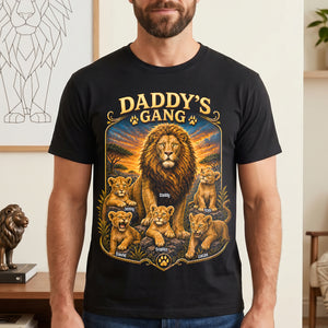 Daddy's Gang Shirt - Personalized Gifts For Dads 05totn060526-Homacus